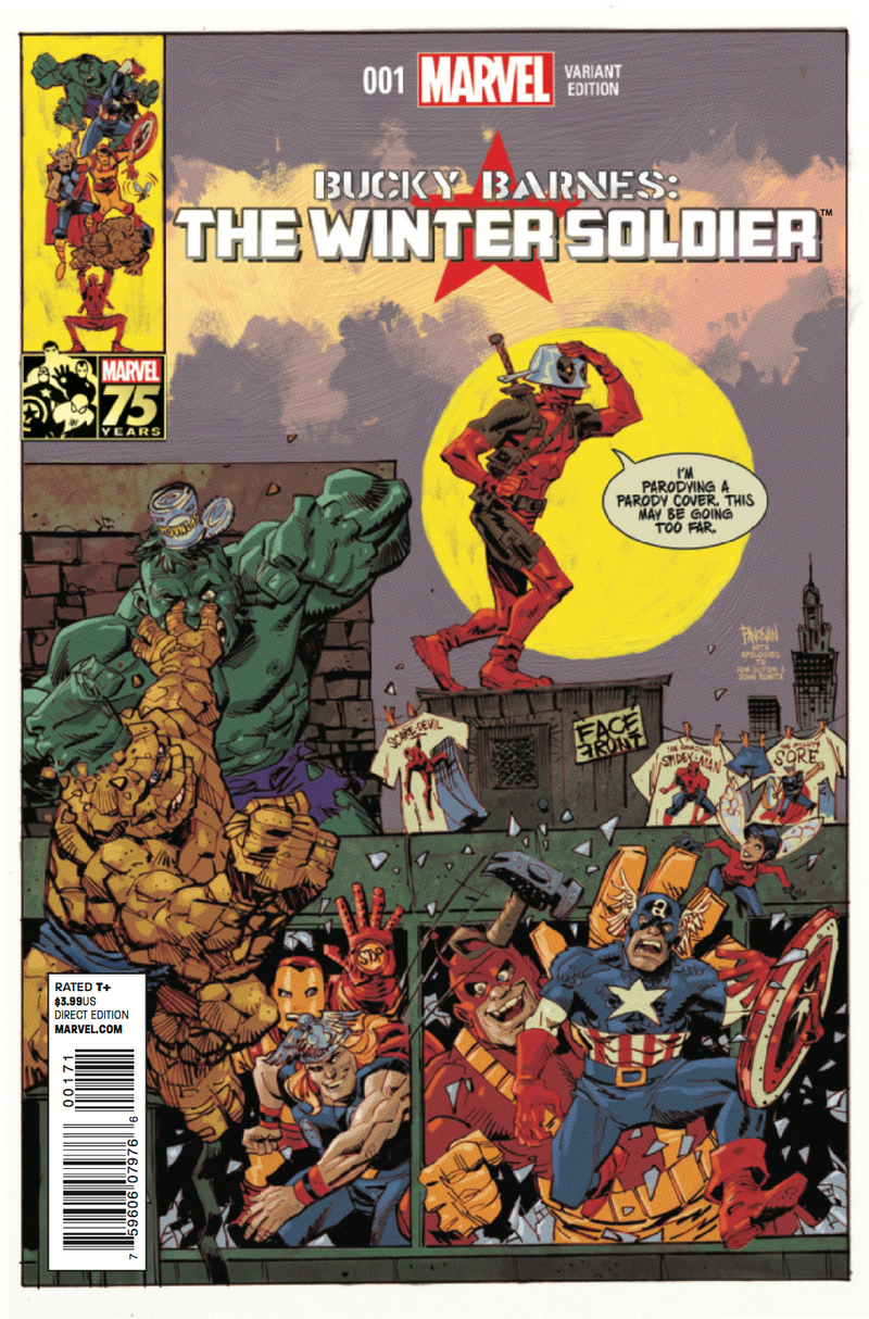 Deadpool variant cover by Dan Panosian